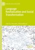 The Language Revitalisation and Social Transformation Book