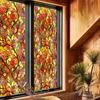 Пленка для конфиденциальности окон Статические витражные наклейки Съемная ПВХ декоративная оконная пленка для дома, кухни, гостиной, спальни
