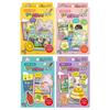 Pinkfoot 4000 Paper Squishy Craft Set of 4, Mixed Colors, Korean Toy Supplies