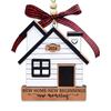Christmas Wooden 2024 New Home Ornament for Home Owners Housewarming Gift(White)