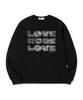 ESCAPEFROM Love Rose Love Print Sweatshirt [2 Colors]