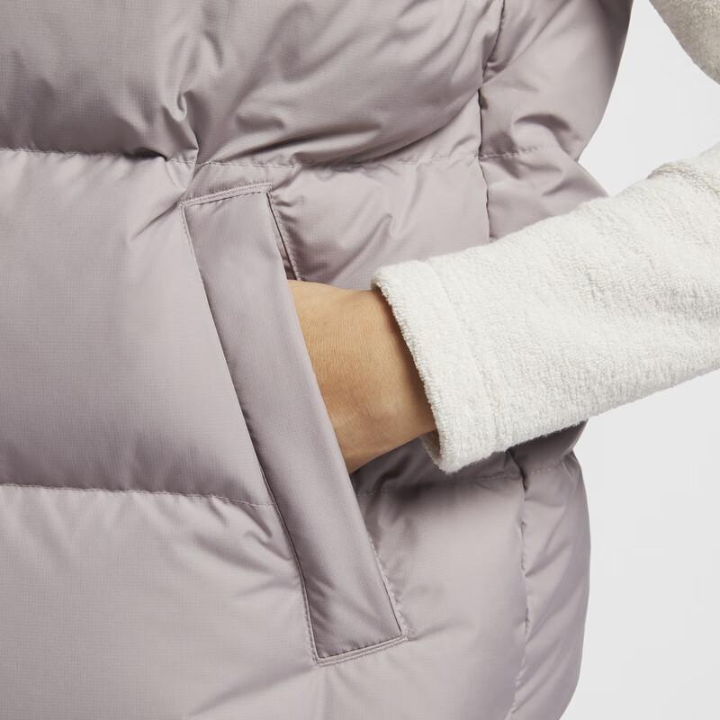 Nike Повседневный ветрозащитный теплый жилет женские жилеты фиолетовый FZ5933-226