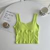 New Pure and Sexy Round Neck Camisole for Women Short and Fitted
