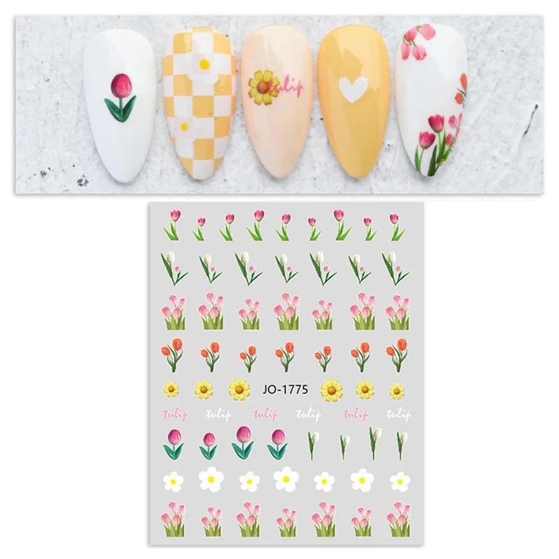 New Fashion Glitter 3D Nail DIY Stickers Silver Powder Butterfly Star Design Laser Love Heart Foils Sparkly Decoration Manicures