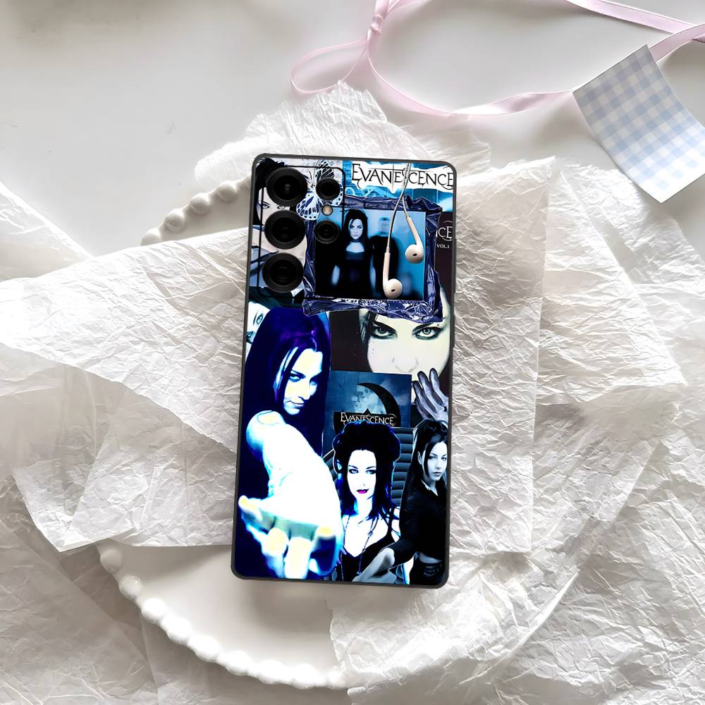 Чехол для телефона Evanescence Rock Bands для Samsung S 24 Fe 25 Ultra Plus 20 Lite 21 30 22 23 24 22 Ultra 5G Fundas