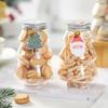 Home Decoration Biscuits Bottle Christmas Tree Sweet Jar Storage Jar Snack Organizer Food Container