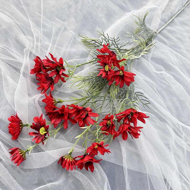 Chrysanthemum Artificial Flower Wedding Hotel Restaurant Decoration Desktop