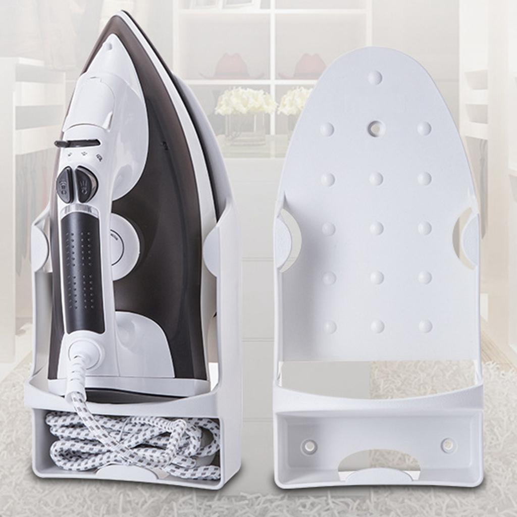 Держатель для утюга настенный термостойкий расширенный электрический утюг органайзер с крючками для шкафа отеля
