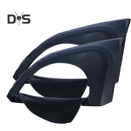 1 пара оконных автомобильных солнцезащитных козырьков, полное покрытие окон, многофункциональный дизайн на молнии, автомобильные солнцезащитные козырьки, автопоставка