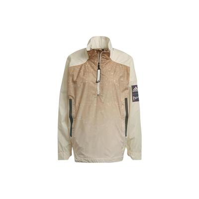 Женская куртка с длинным рукавом и принтом логотипа, полузастежкой-молнией и воротником-стойкой, белая GM4326