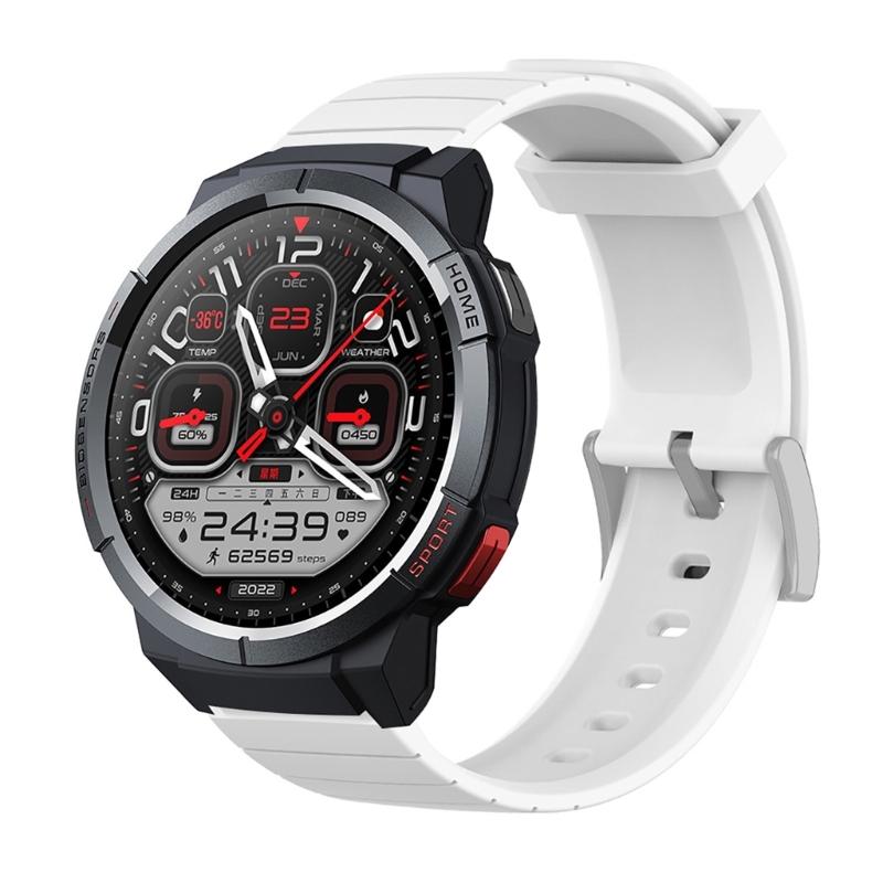 Мягкий силиконовый ремешок, подходящий для Mibro GS Sport Watch, петля-браслет для запястья, сменный, водонепроницаемый, устойчивый к поту, устойчивый к царапинам