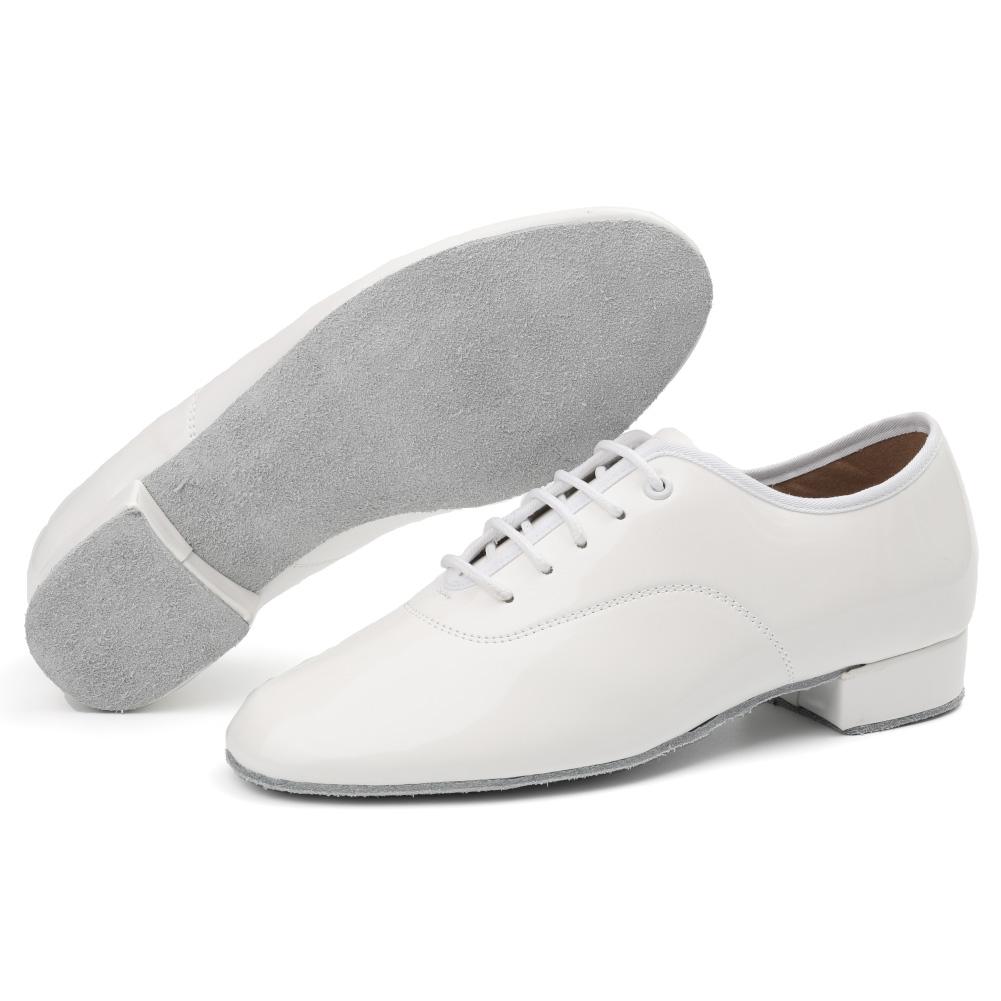 Leather Men's Modern Social Dance Shoes Salsa Tango Latin Ballroom Dancing Shoes Soft Sole 2CM