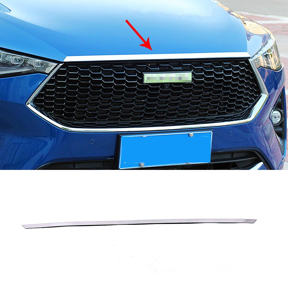 Для Haval F7 F7X 2018-передняя решетка капота молдинг задняя часть багажника обшивка двери внешние молдинги из нержавеющей стали