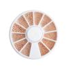 1 Wheel Mix Sizes Nail Art Caviar Beads Tiny Steel Beads Nail Decoration Manicure Tool Gold Silver Rose Gold Colorful