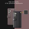 For Samsung Galaxy S24+ Case Genuine Split Leather Phone Cover with Wallet Stand