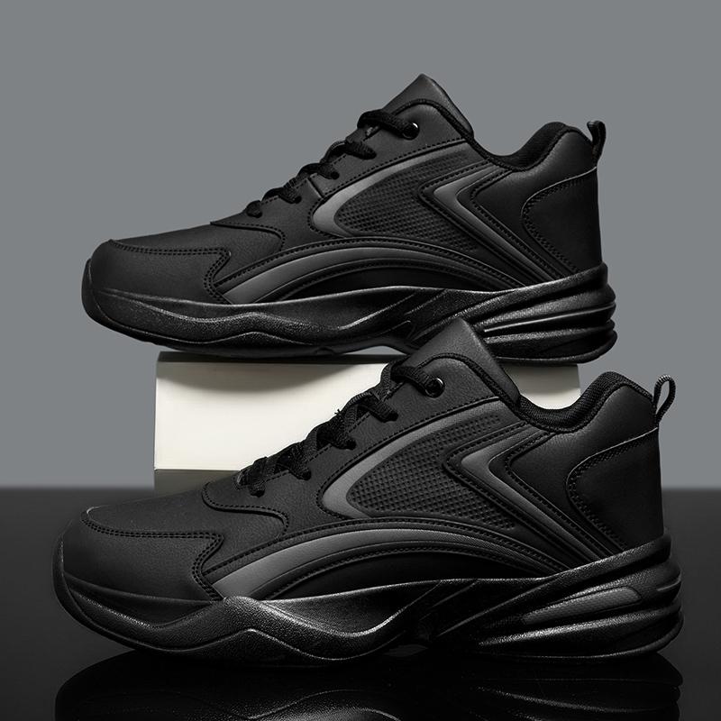 Летние мужские кожаные кроссовки с нескользящей подошвой Oxford, повседневные дорожные туфли, водонепроницаемые мотоциклетные ботинки