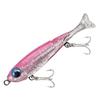 Major Craft Rock Liver Still Shad, 60мм, 3.1г, #007 Прозрачный с розовой спинкой, RVSSD-60