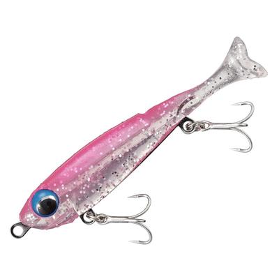 Major Craft Rock Liver Still Shad, 60мм, 3.1г, #007 Прозрачный с розовой спинкой, RVSSD-60