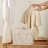 Triangular Hanger Storage Bag, Fabric Clothes Storage Basket With Handle And Base, Can Save Hanger Storage Space