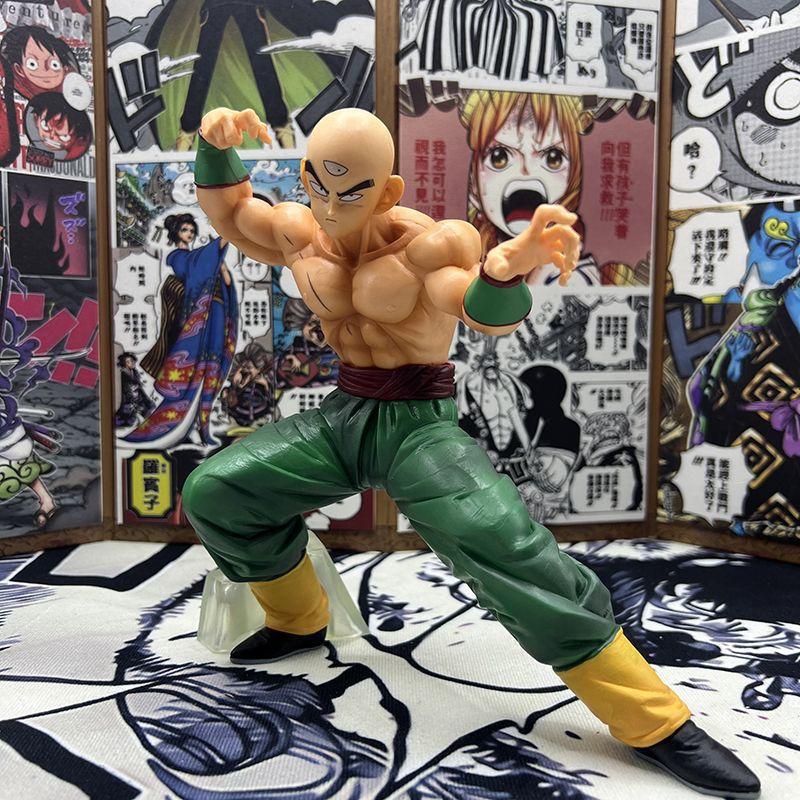 Dragon Ball Тиен Шиньхан Приседающая Фигурка Аниме Коллекционная Модель Статуэтка Игрушка Декор для Рабочего Стола