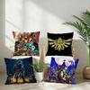 Hot Games Zeldas Legends Pillow Case Short Plush Sofa Decorative Gift Home Double-sided Printing Cushion