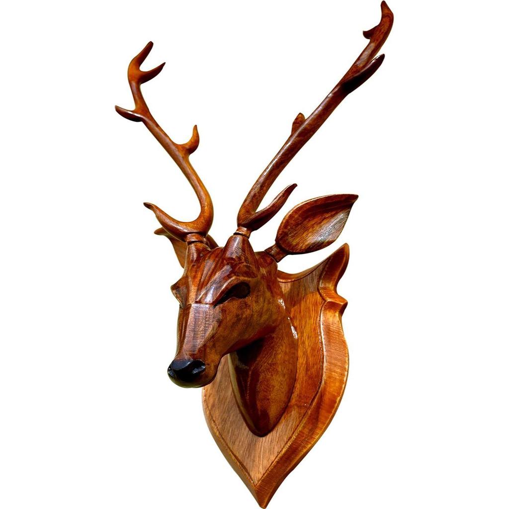 New Home Decor Item “DEER HEAD”42 Cm High (after Fitting) – Wooden Handicraft Showpieces Product for Wall Decoration.