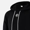Nike Толстовка с капюшоном на флисовой подкладке с логотипом, кулиской и длинными рукавами. Мужские топы черного цвета DR2298-010