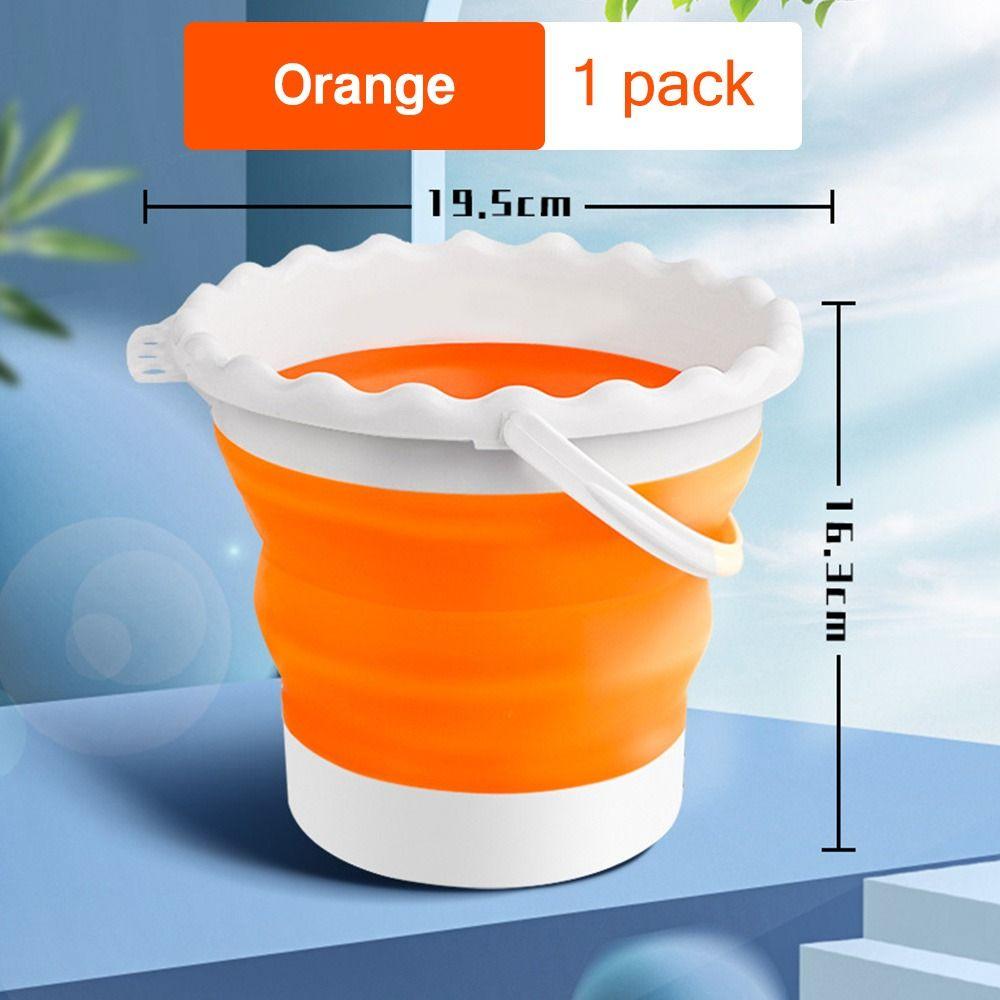 Portable Paint Brush Washing Bucket Silicone Paint Brush Washer Wash Pen Bucket Students