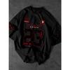 Винтажная футболка с принтом для мужчин Streetwear Хьюстон №23 Графика на груди и рукаве Круглый вырез Короткий рукав