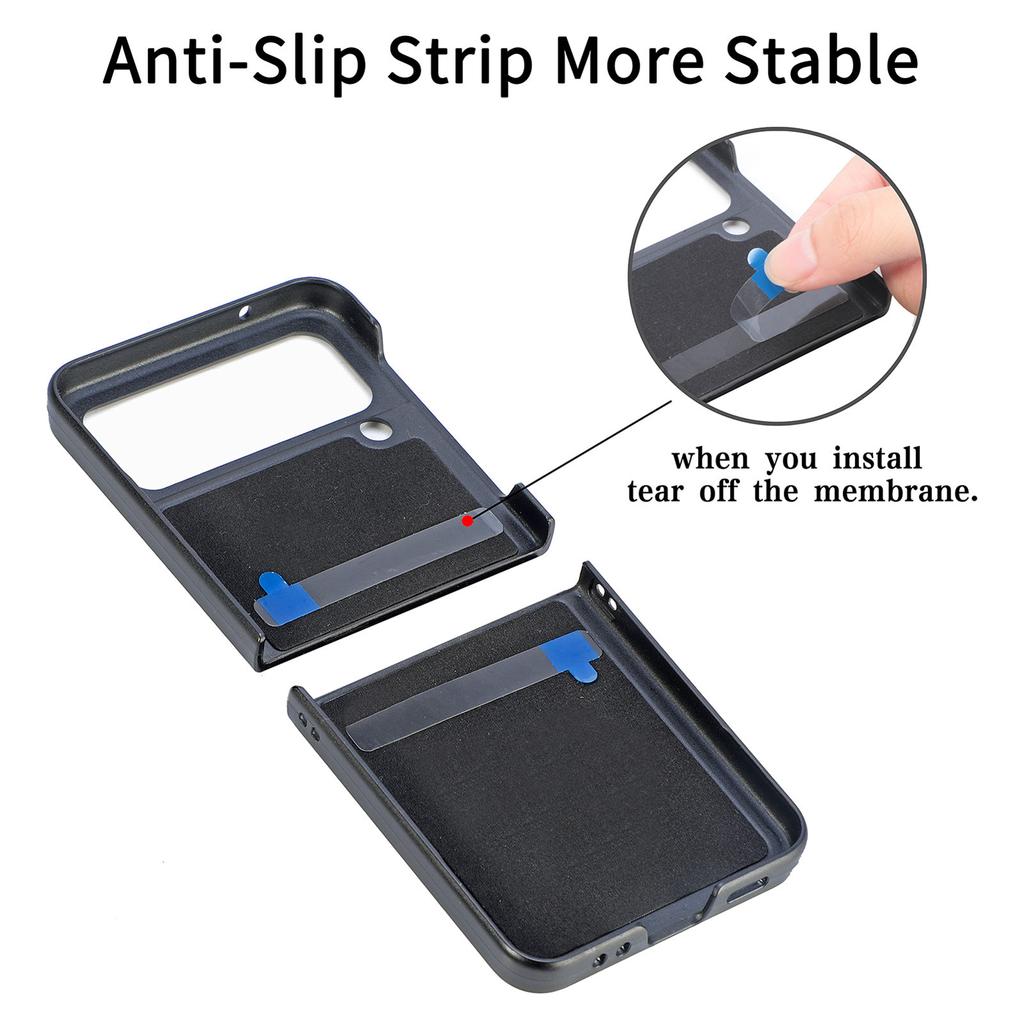 Гибридный цветной кожаный защитный складной чехол для Samsung Galaxy Z Flip 4 5g Flip4 матовый с защитой от падения Zflip4 Funda