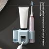 Electric Toothbrush HolderLazy Automatic Toothpaste SqueezerWall Mounted No-Punch Toothpaste Holder