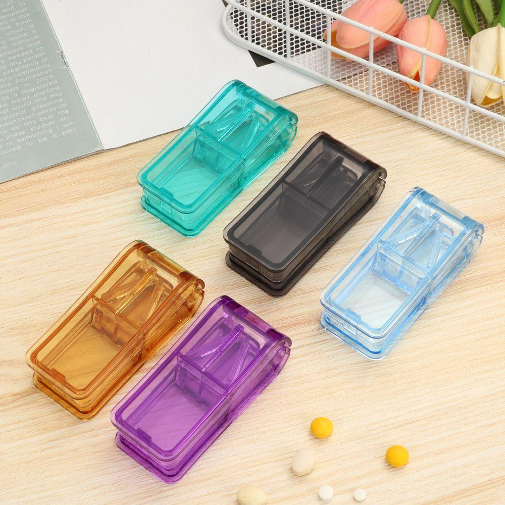 Storage Medicine Slicer for Small or Large Multiple Pill Cutter Mini Pill Splitter Tablet Divider