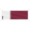 Bannière Drapeau Du Qatar 8 Oeillets 150x450 Cm