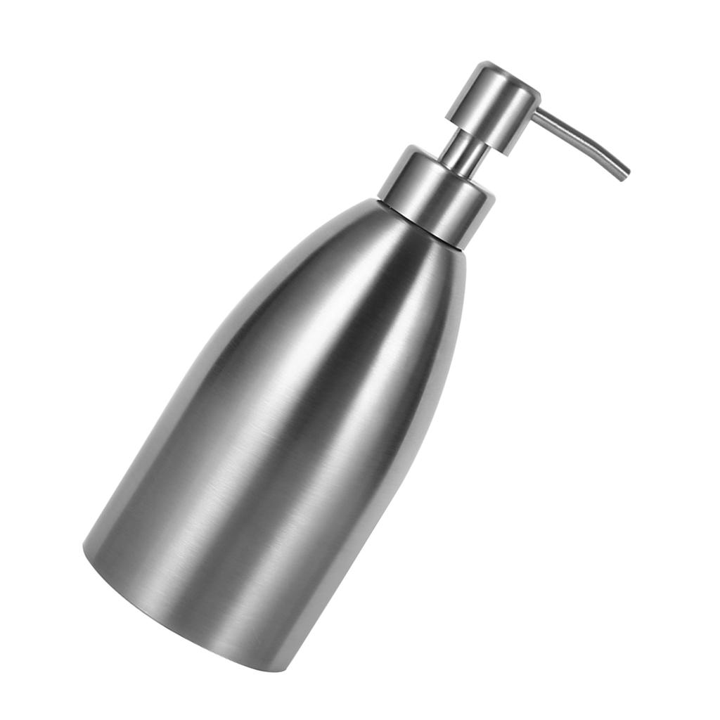 500ml Stainless Steel Soap Dispenser Kitchen Sink Faucet Bathroom Shampoo Box Soap Container