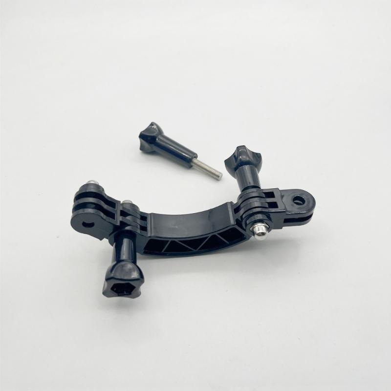 3 Lengths Extension Rod Helmets Arm Extension Curved Poles Selfie Stick Tripod Adapters for Action Cameras