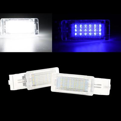 CANbus Белый Синий Для Seat Ateca Alhambra Skoda Superb Rapid VW Passat B6 B7 Golf 5 6 Caddy Светодиодная подсветка пространства для ног Лампы перчаточного ящика