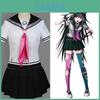 Стильный костюм школьной формы Ибуки Миоды из Danganronpa, идеально подходящий для косплей-мероприятий