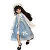 Длинноволосая 30-сантиметровая BJD-кукла с одеждой, привлекательными глазами, принцессным макияжем, на шарнирах. Подарок на день рождения