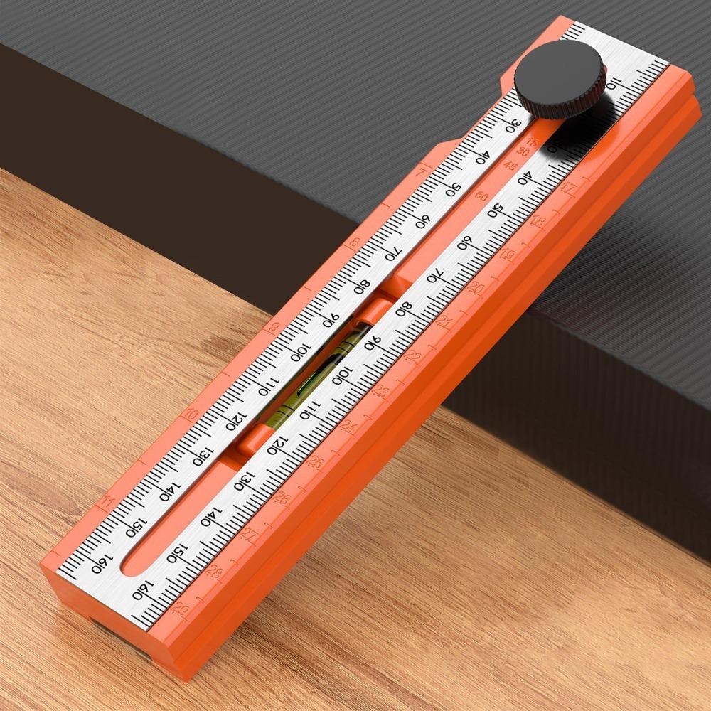 Level Gauge Adjustable Protractor Tool Adjustable Positioning Marking Protractor For Woodworking