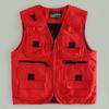 Foreign Trade Original Order Export Cut Label Fashion Multi-Pocket Men's Vest Casual Breathable Outdoor Tail Single Vest Tide