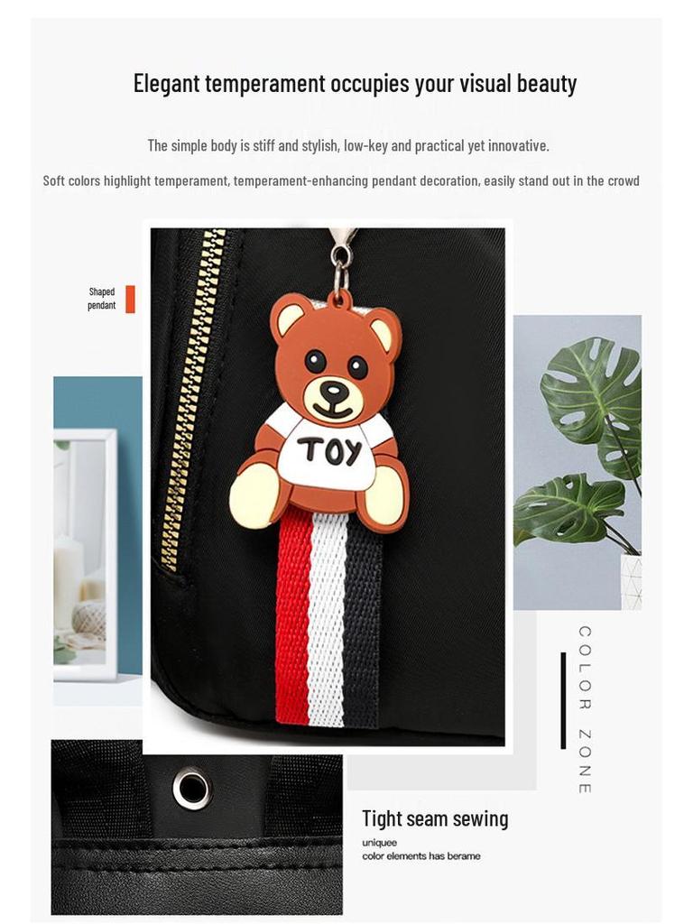 Женский модный рюкзак из ткани Оксфорд большой вместимости