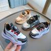 Children's Sports Shoes 2025 Spring and Autumn Boys Casual Shoes Rotary Button Girls Soft Soled Running Shoes