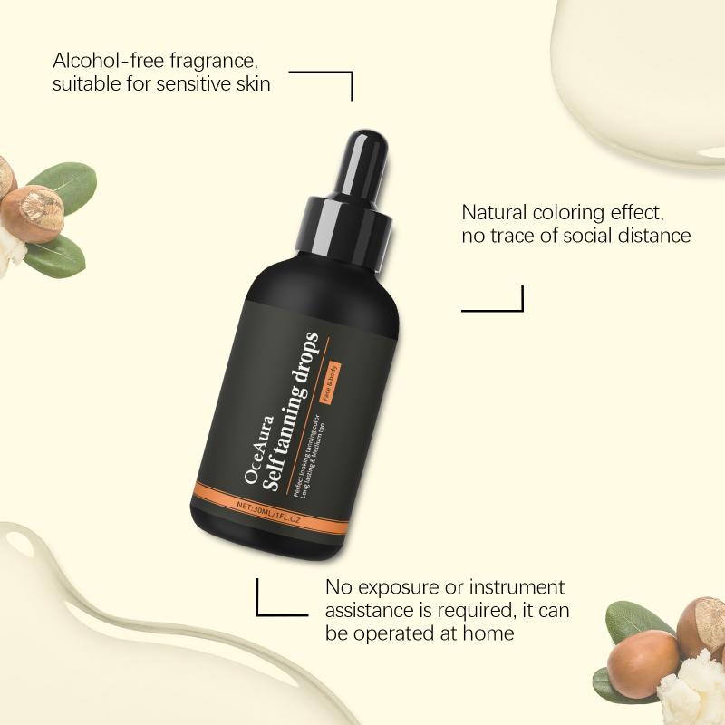 Oceaura Summer Outdoor Tanning  Bronze Skin Tone Luminous Nourishing Moisturizing Tanning Accelerator Body Care Liquid