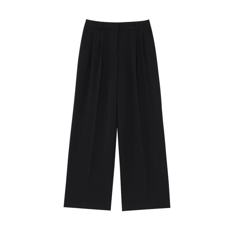 Kaslead New Women clothes European and American Wind Belt Shoulder Pad Blazers Casual Pants 2129095 2125095