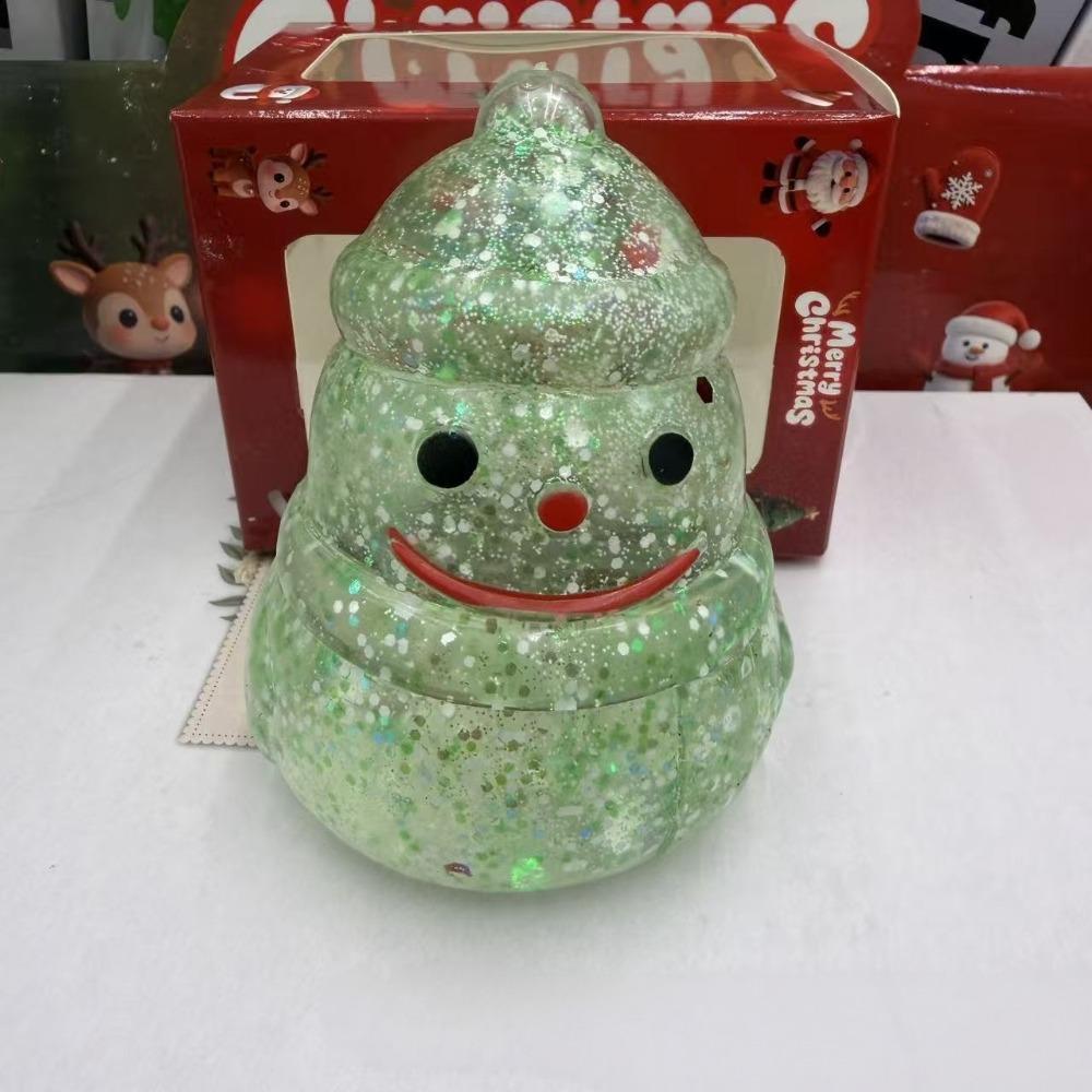 Santa Claus Snowman Christmas Tree Pinch Super Soft Non Rebound Fidget Toy  Kids Children Toy