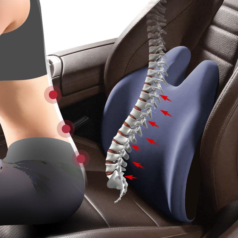 Подушка для поясницы автомобиля Подушка для поясницы автомобиля Подушка для спины офиса Подушка для поясницы с эффектом памяти Подушка для талии автомобильного сиденья