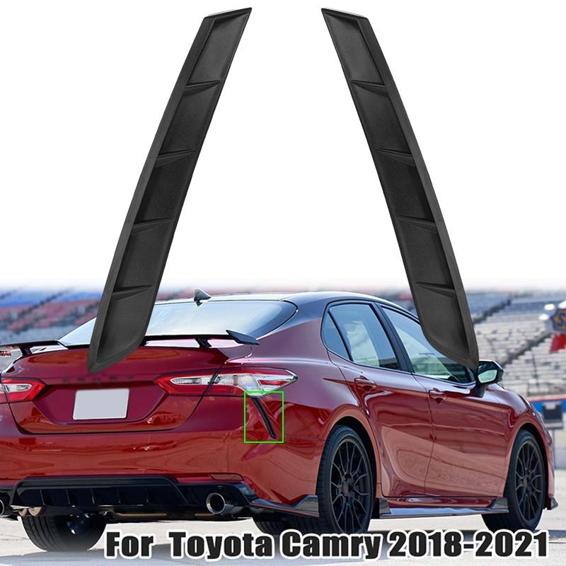 2Pcs Rear Bumper Extension Trim 5216506030 For Toyota Camry 2018-2022