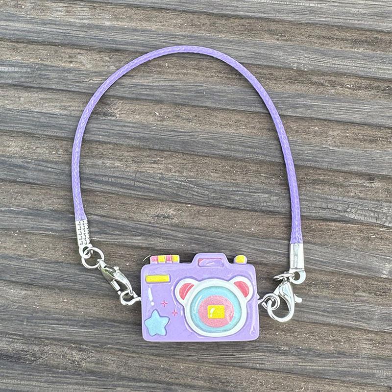 Творческий DIY камера игрушка кулон мультяшная камера подвесные украшения аксессуары мультяшная мини-модель сумка ключ аксессуар подарки