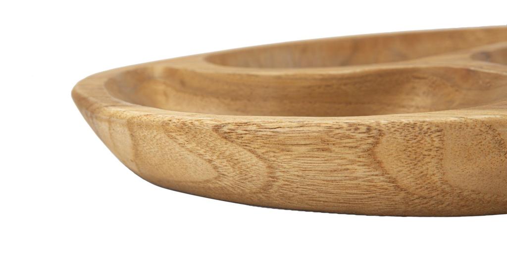 Поднос 3 части Тик См Ø 25.5X3