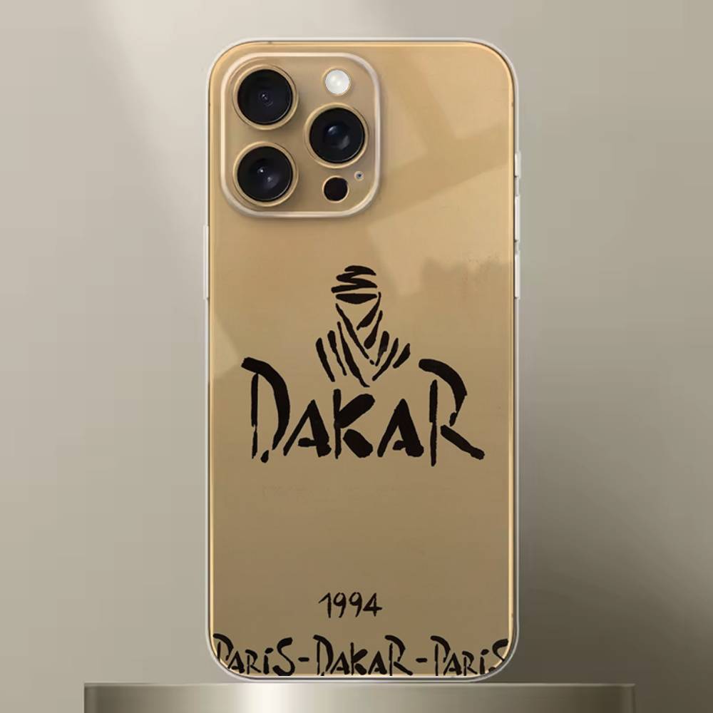 Чехол для телефона с логотипом Rally D-Dakar Для iPhone 6,16,15,14,13,12,11,17 Pro,Max,Plus,X,XS,XR,SE,Mini Прозрачный Мягкий Чехол